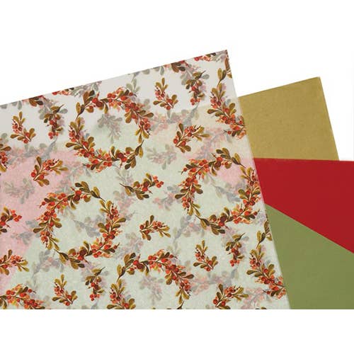 Waxed Floral Bulk Tissue Paper: Romance / 200 Pack / 18x24"