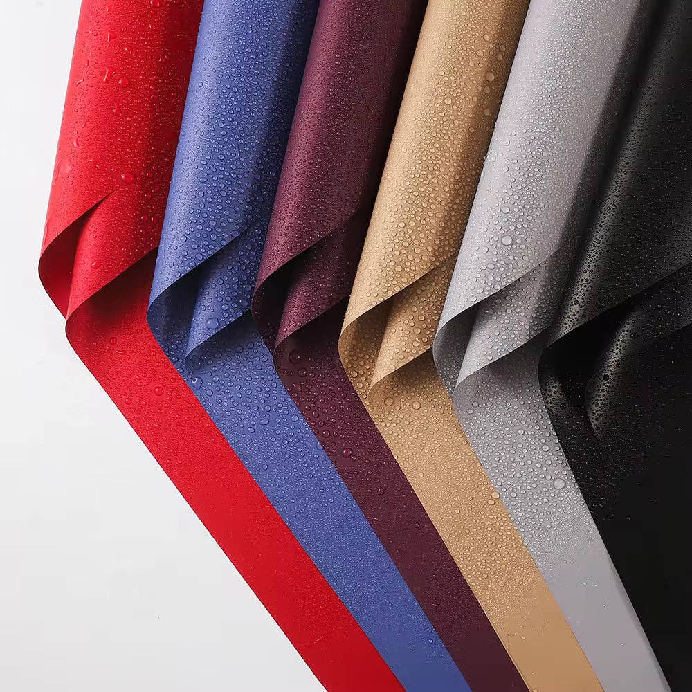 Solid Color Korean Inspired Flower Wrapping Paper (20pcs/bag: 21 - Pink