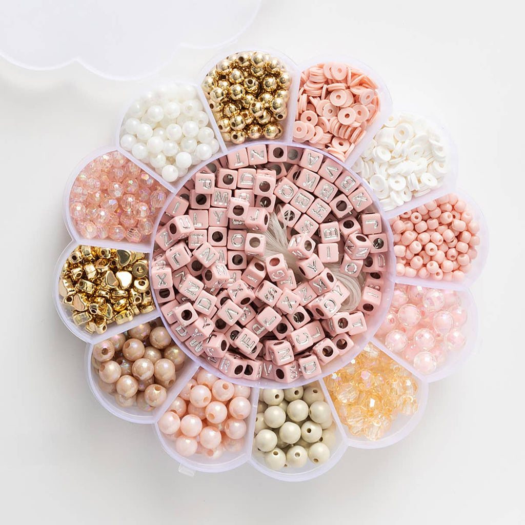 Blush Flower DIY Bead Box