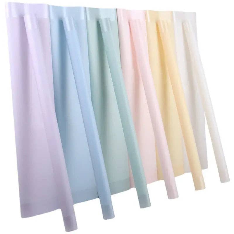 Jelly Color Waterproof Flower Wrapping Paper (20 sheets/bag): 6 - Yellow