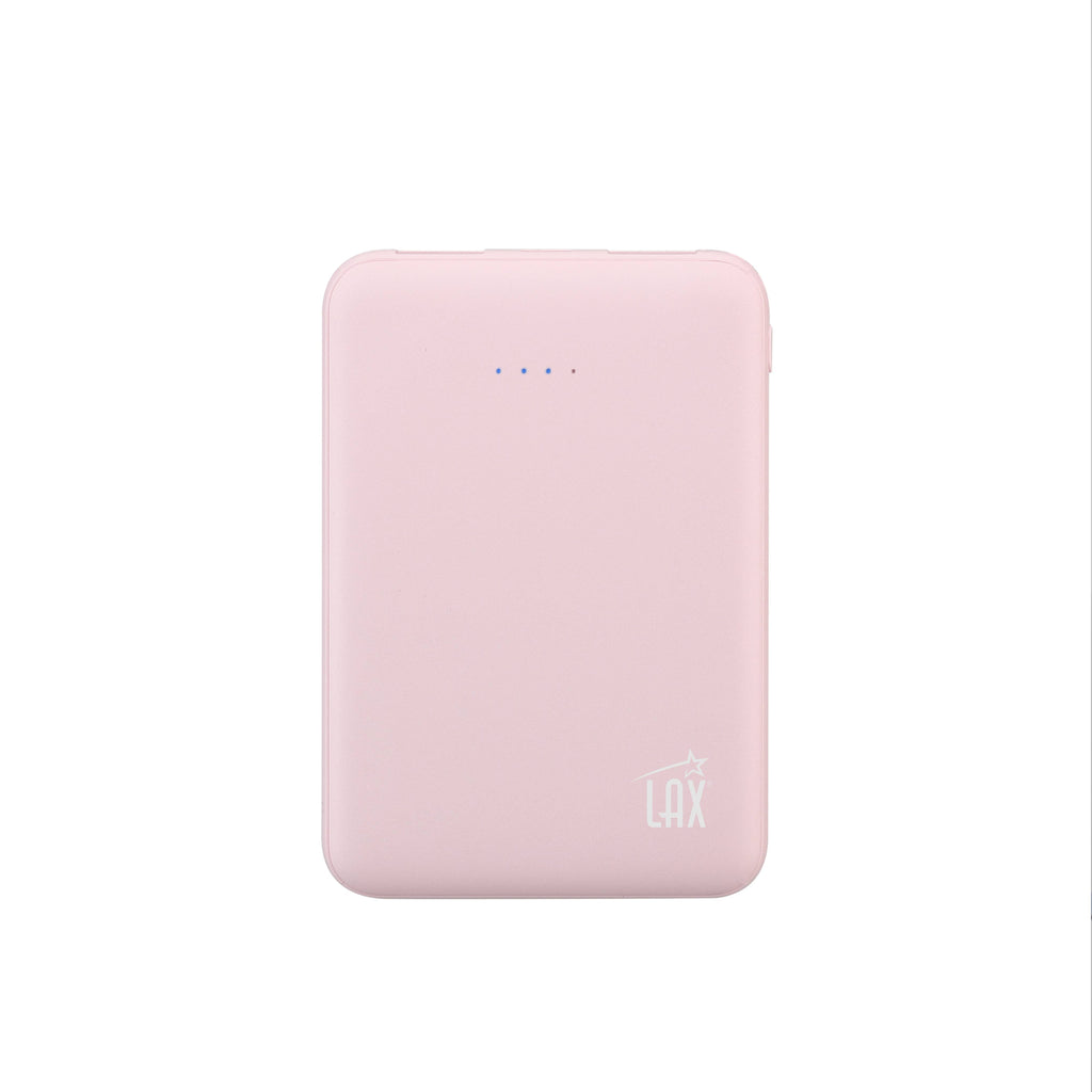 Ultra-Slim & Portable 6600mah Power Bank- Retail Packaing: Light Blue