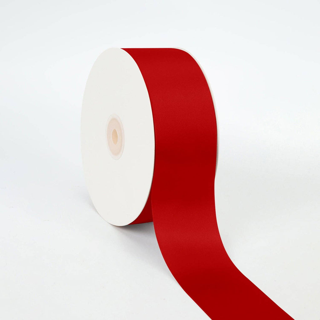 Double Face Satin Ribbon | Red (250): 1" - 25 Yard Roll