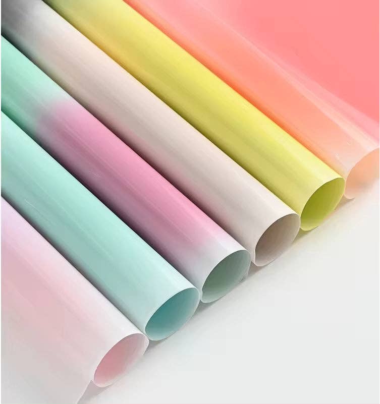 Candy Glass Flower Wrapping Paper (20pcs/bag): Color #4
