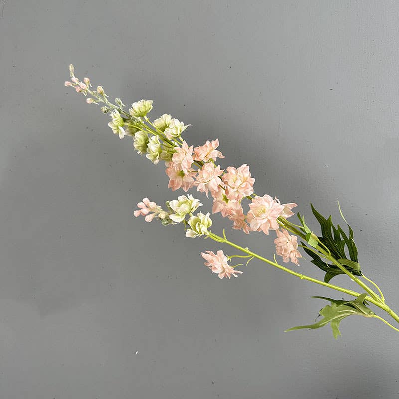 33''T Silk Delphinium Flower Stem, Srping/Summer Decorations: Pink