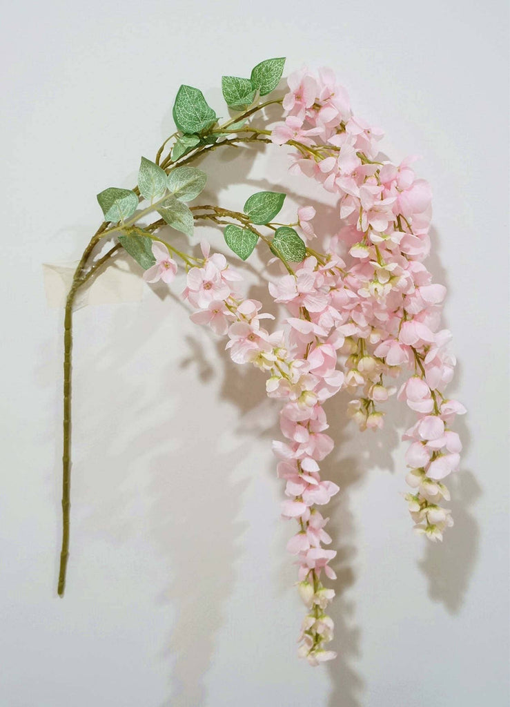43'' Silk Wisteria Artificial Flower Spray, Hanging Flowers
