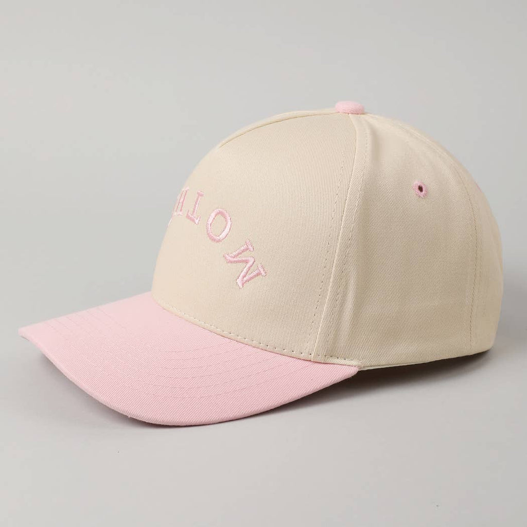 MOTHER Upside Down Lettering Embroidery Cap: SAGE / ONE SIZE