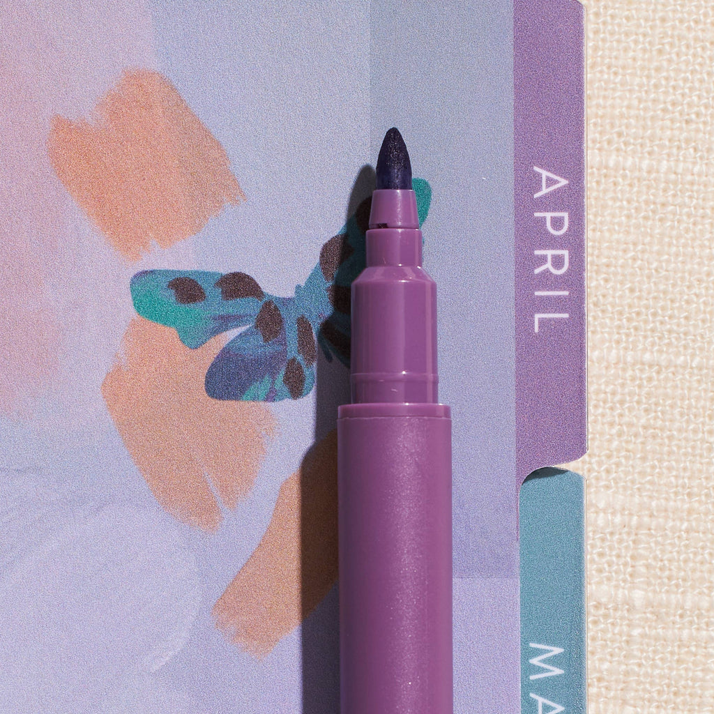 Dual-Tip Highlighters 6-pack - Bold Blooms
