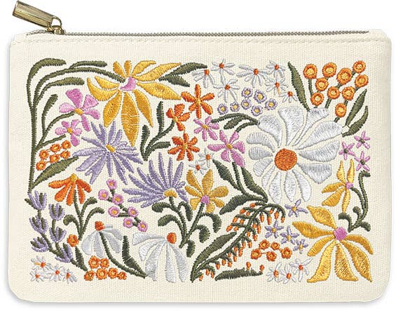 ZIP POUCH FLOWER MARKET WILDFLOWERS