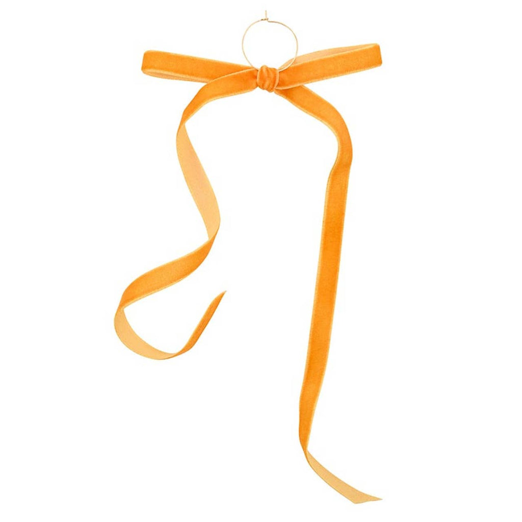 Velvet Bow Wine Charms - Moroccan - Set of 6: Material