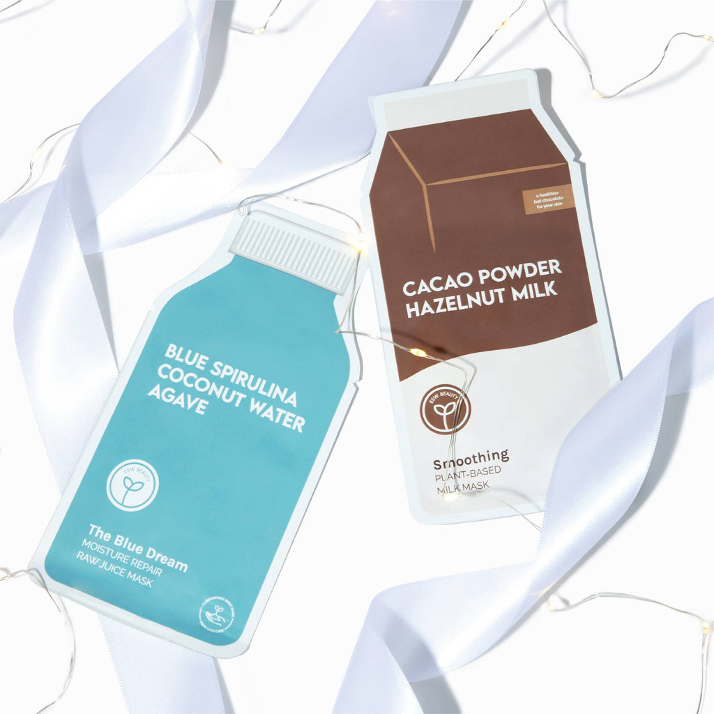 Cacao Powder Hazelnut Milk Smoothing Plant-Based Milk Mask: Regular
