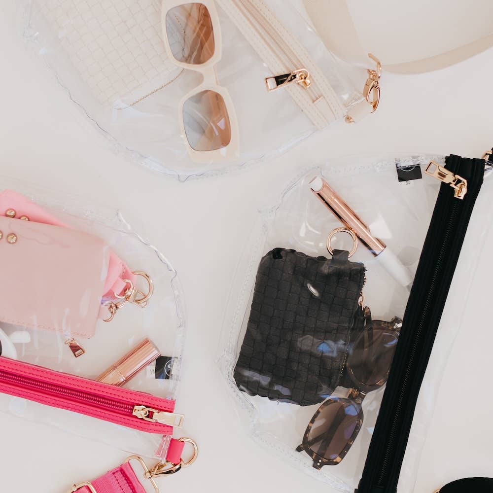 Kehlani Clear Bum Bag: Cream