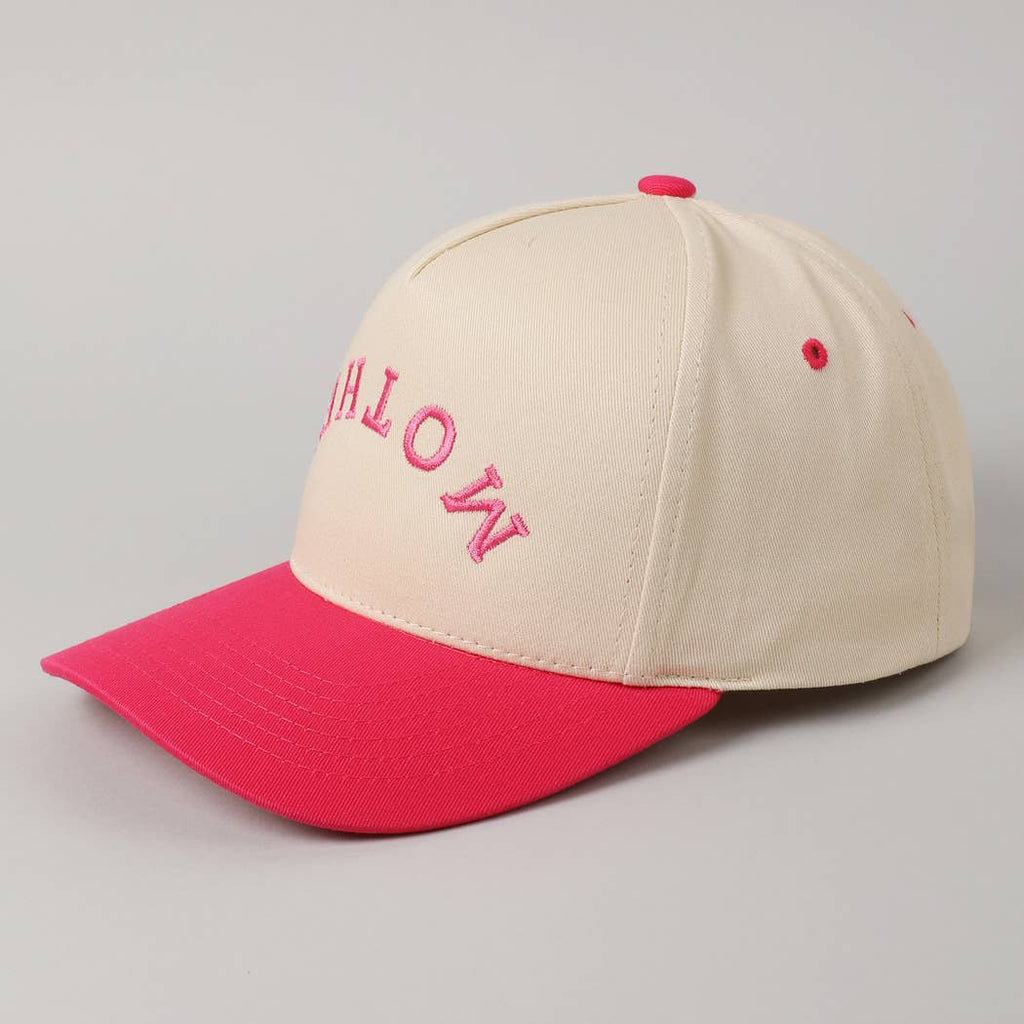 MOTHER Upside Down Lettering Embroidery Cap: SAGE / ONE SIZE