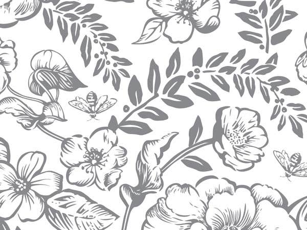 Floral & Nature Print Tissue Paper Sheets: Daisy / 120 Pack / 20x30"