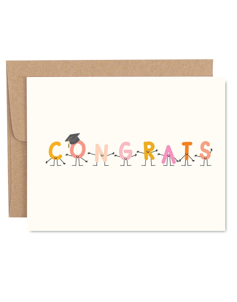 Congrats Letters Greeting Card
