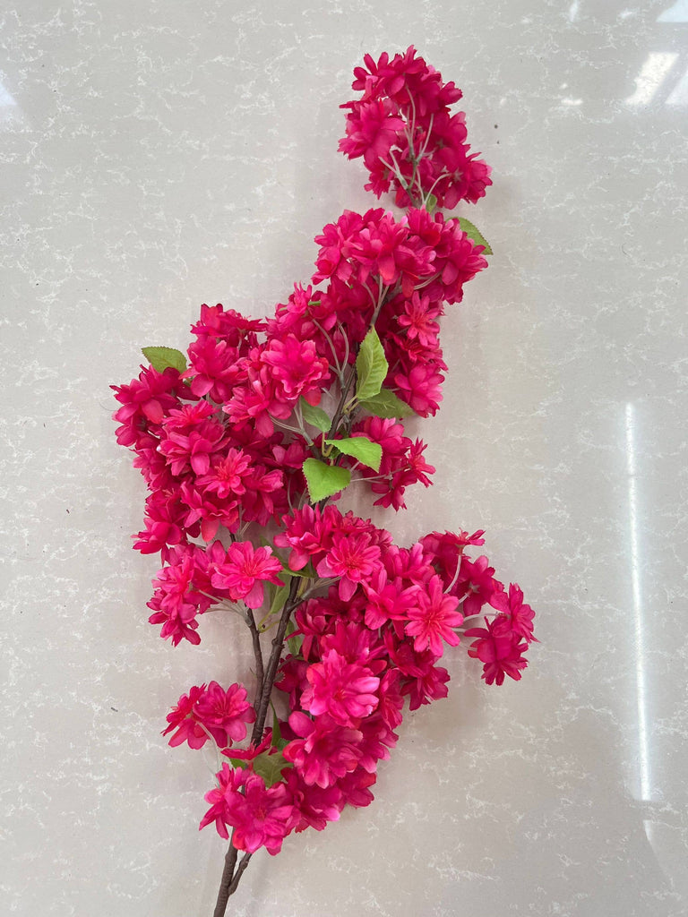 40''T Faux Cherry Blossom Branch, Pink/White/Red/Fuchsia: Mixture