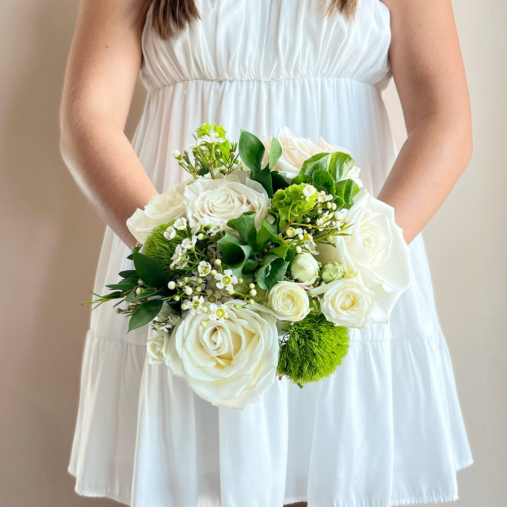 Petite Posey - Green and White (PROM & HOCO)
