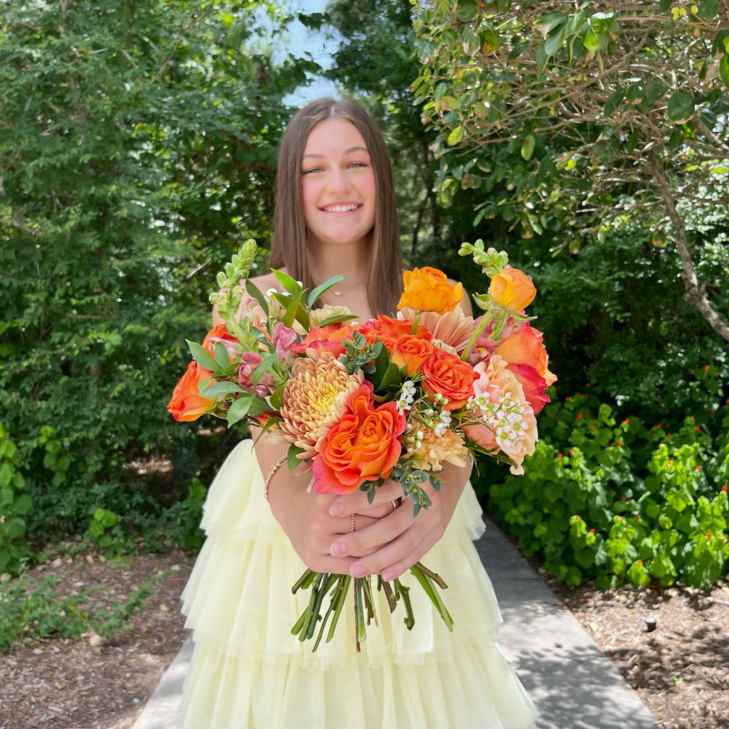 Signature Bouquet - Orange (PROM & HOCO)