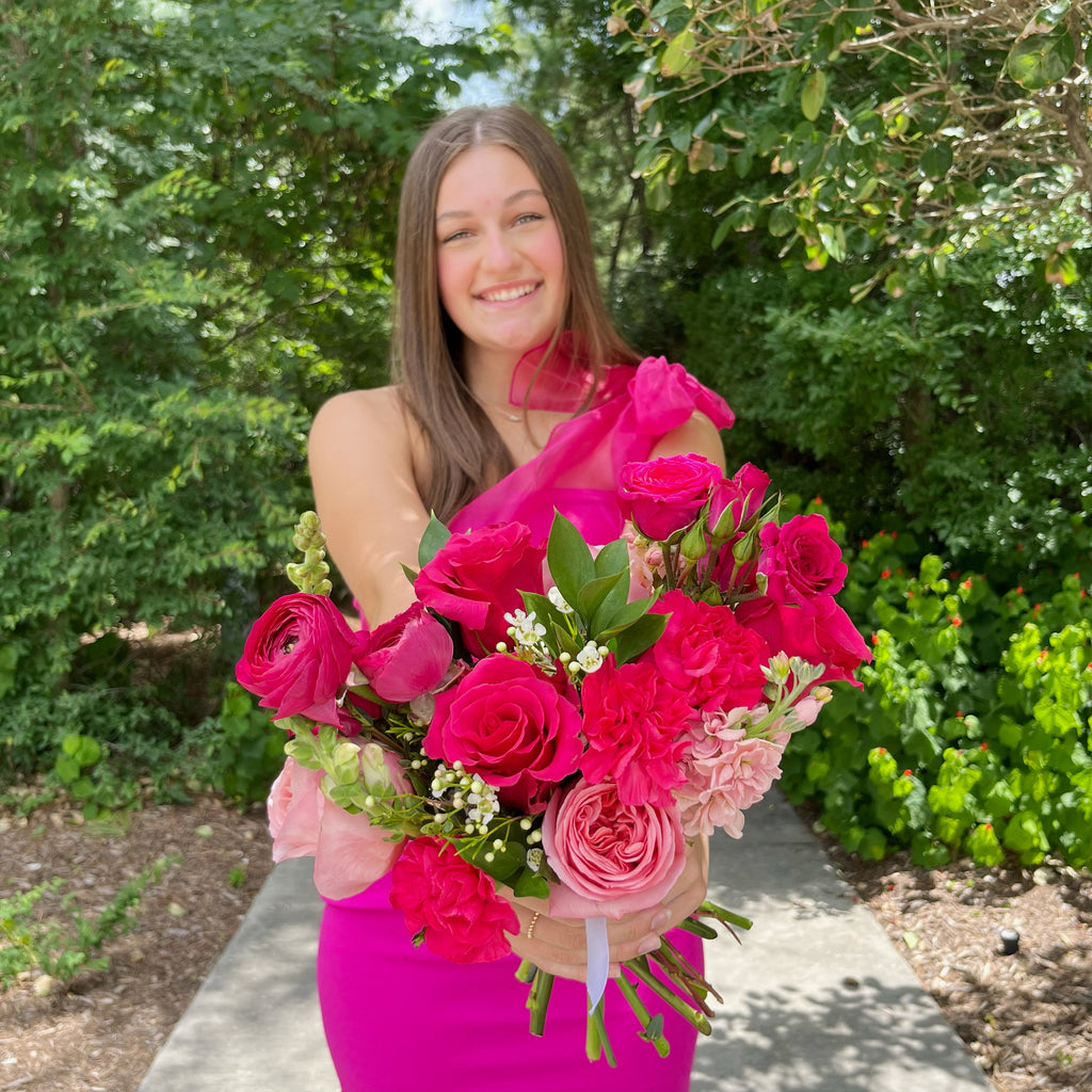 Signature Bouquet - Hot Pink (PROM & HOCO)