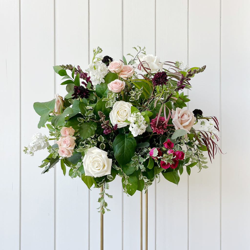 Burgundy Blossom - Riser Arrangement