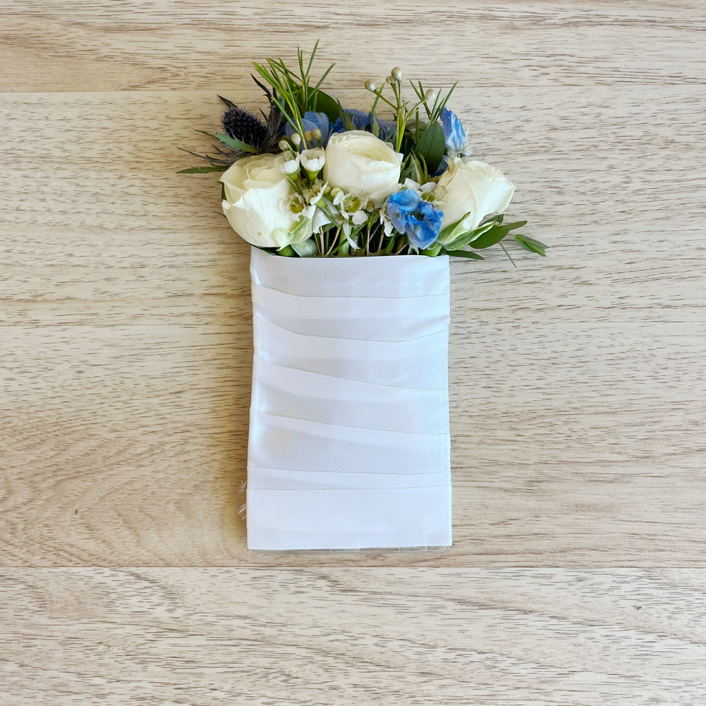 Blissfully Blue - Pocket Boutonnière