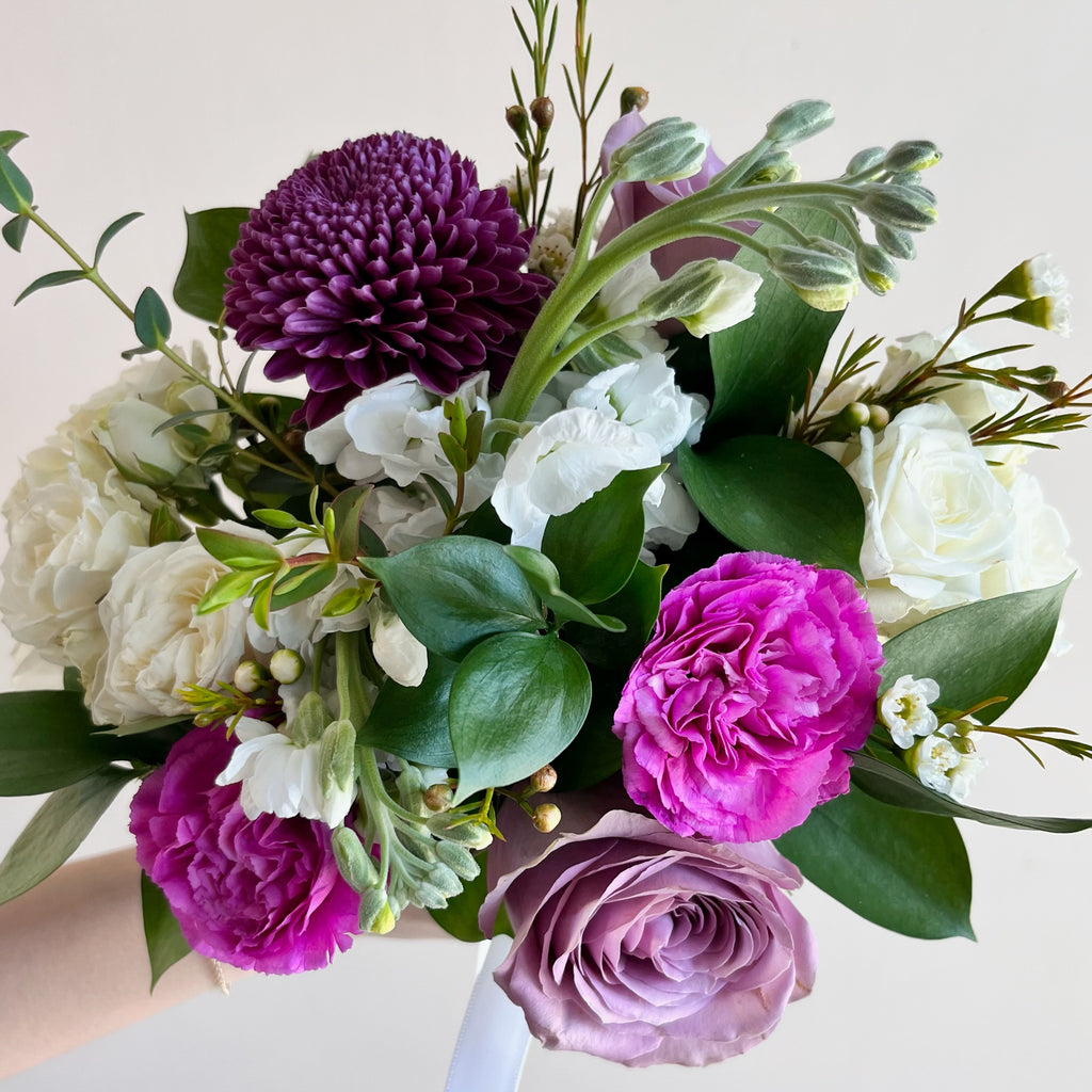 Posey Bouquet - Purples and Whites