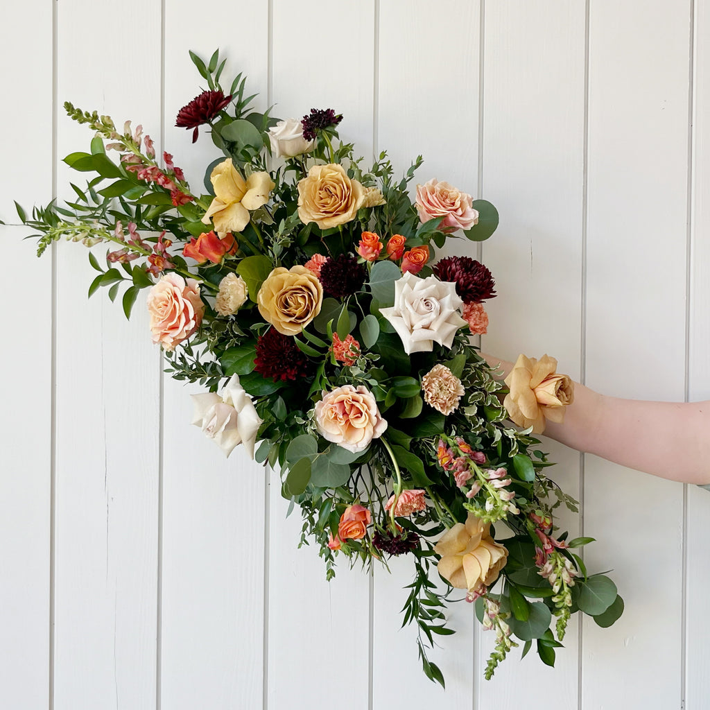 Autumn Breeze - Tie On Floral Arch/Cross Piece
