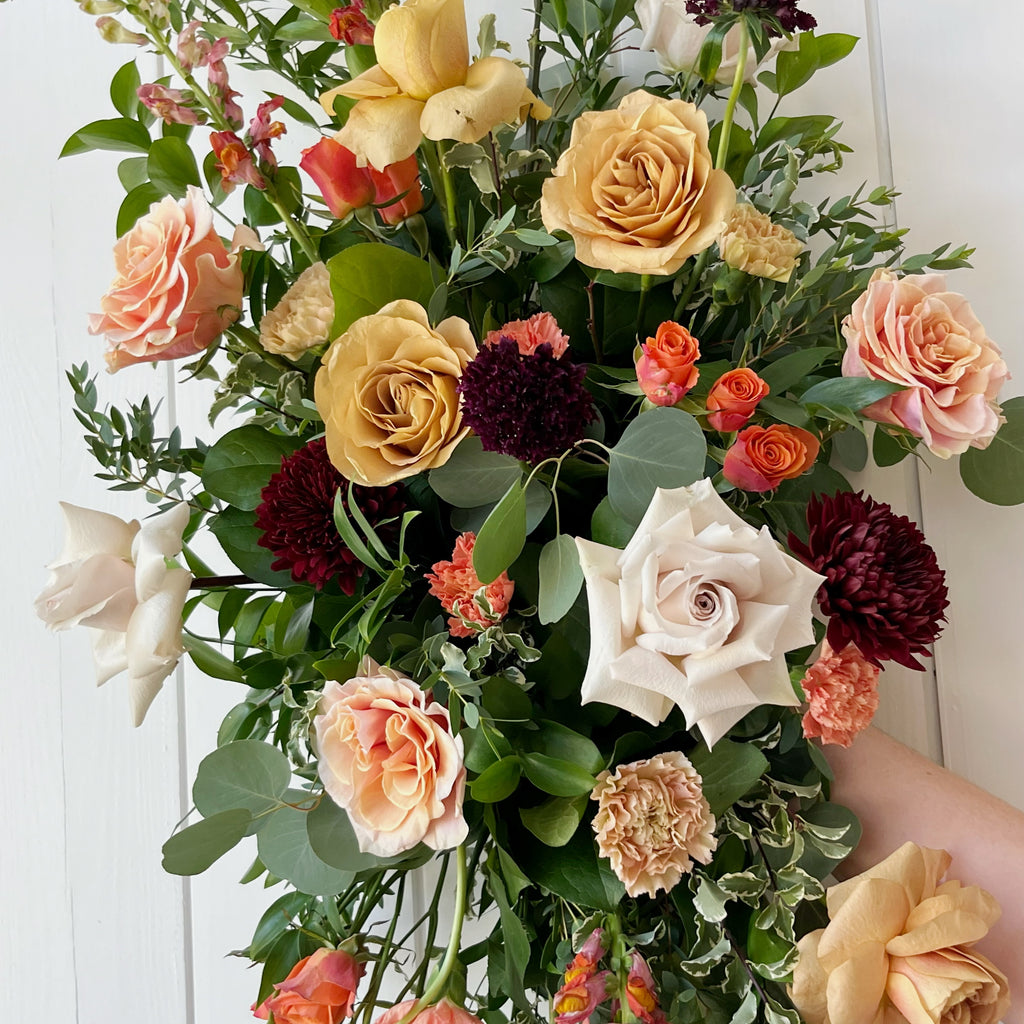 Autumn Breeze - Tie On Floral Arch/Cross Piece