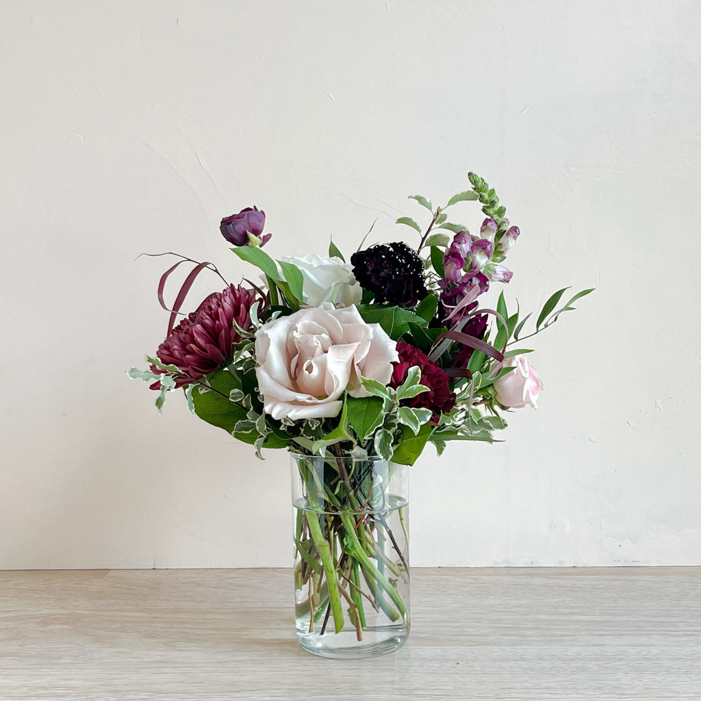 Burgundy Blossom - Accent Arrangement