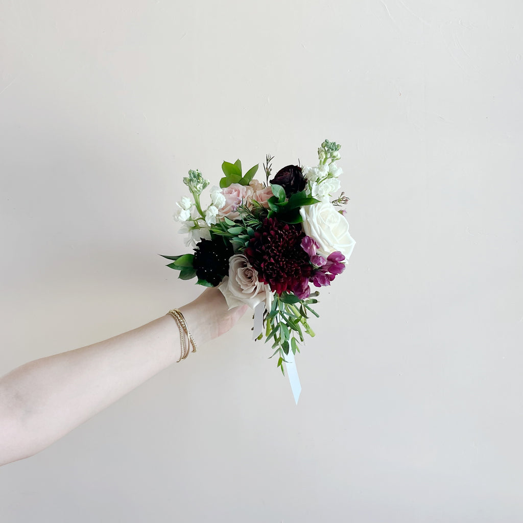 Burgundy Blossom - Posey Bouquet (Weddings Only)