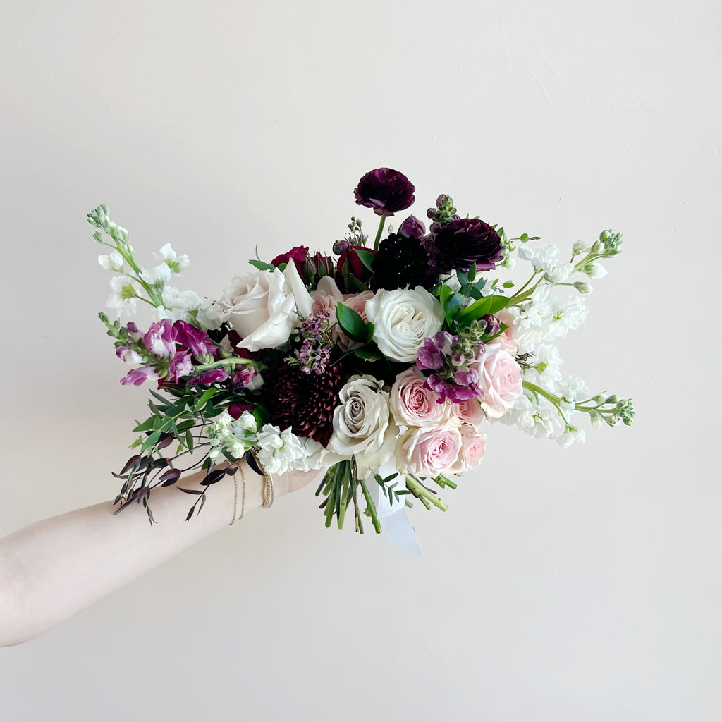 Burgundy Blossom - Premium Bridal Bouquet