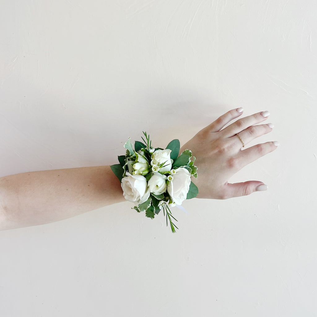 Classic White - Corsage (Weddings Only)