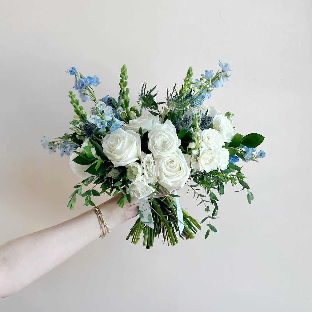 Blissfully Blue - Premium Bridal Bouquet