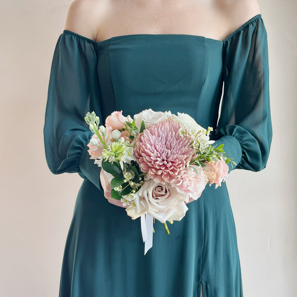 Blushing Romantic- Posey Bouquet (Weddings Only)