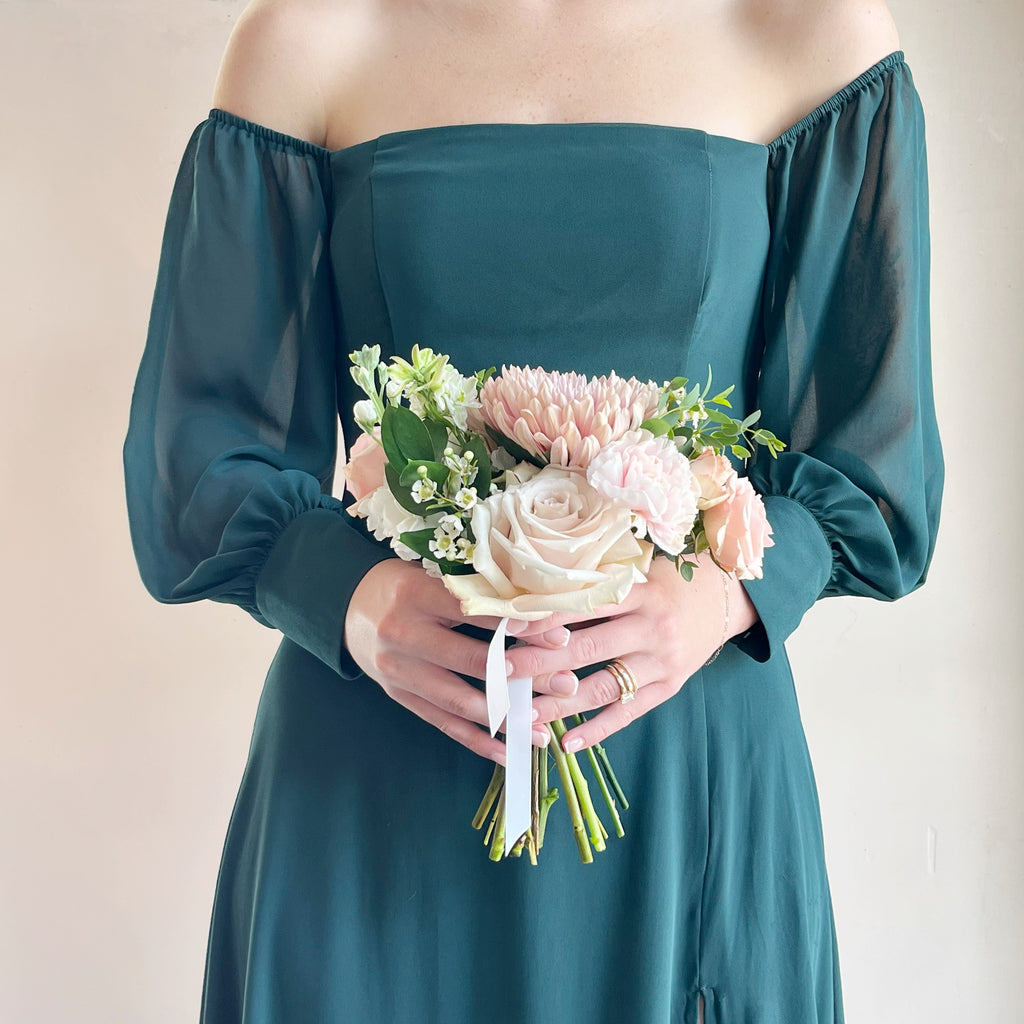 Blushing Romantic- Posey Bouquet (Weddings Only)