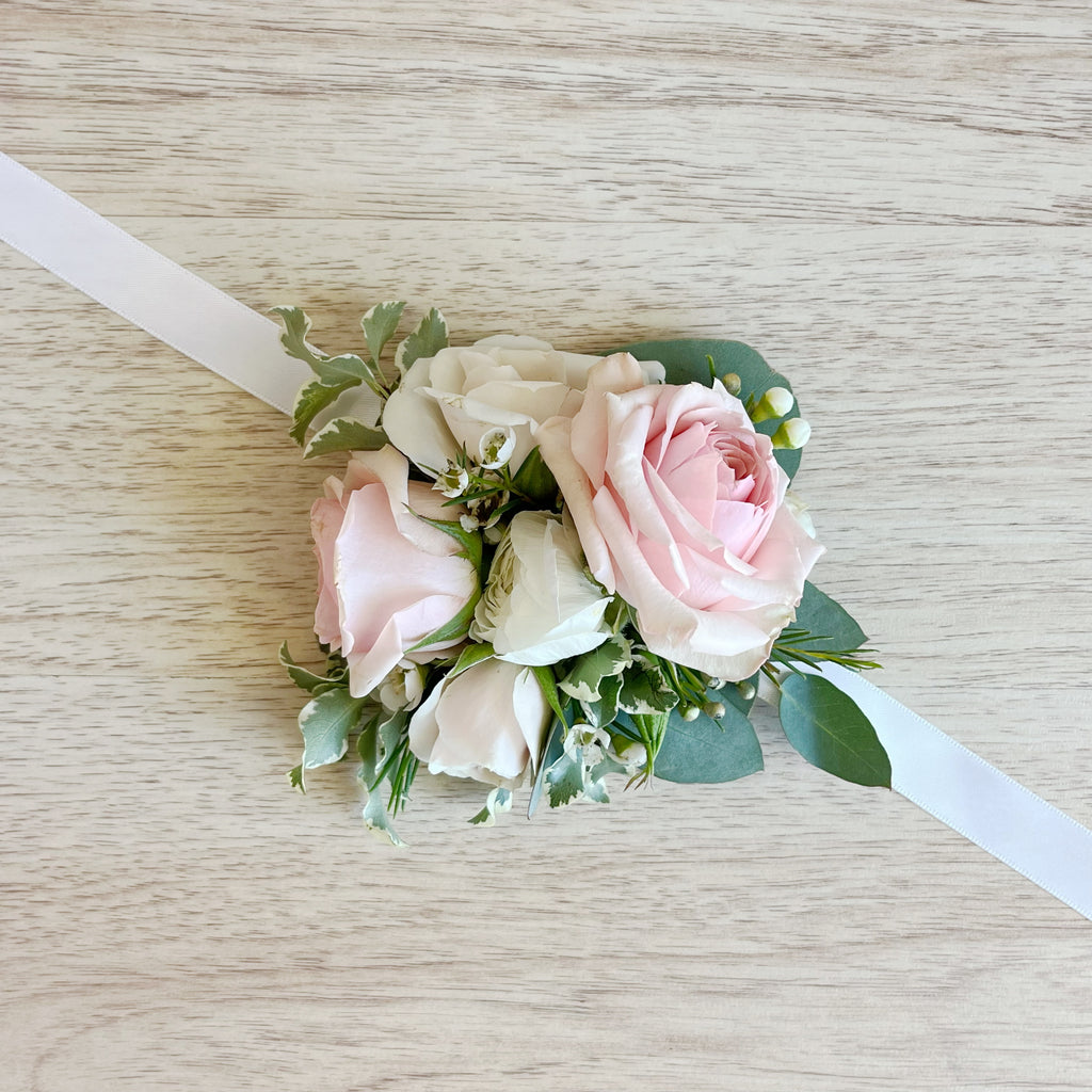 Blushing Romantic - Corsage (Weddings Only)