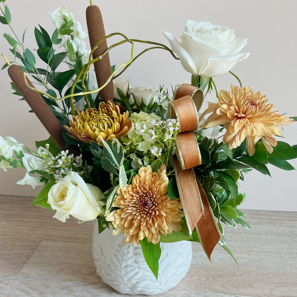 Golden Harvest - Thanksgiving Arrangement - (Pre-Order)