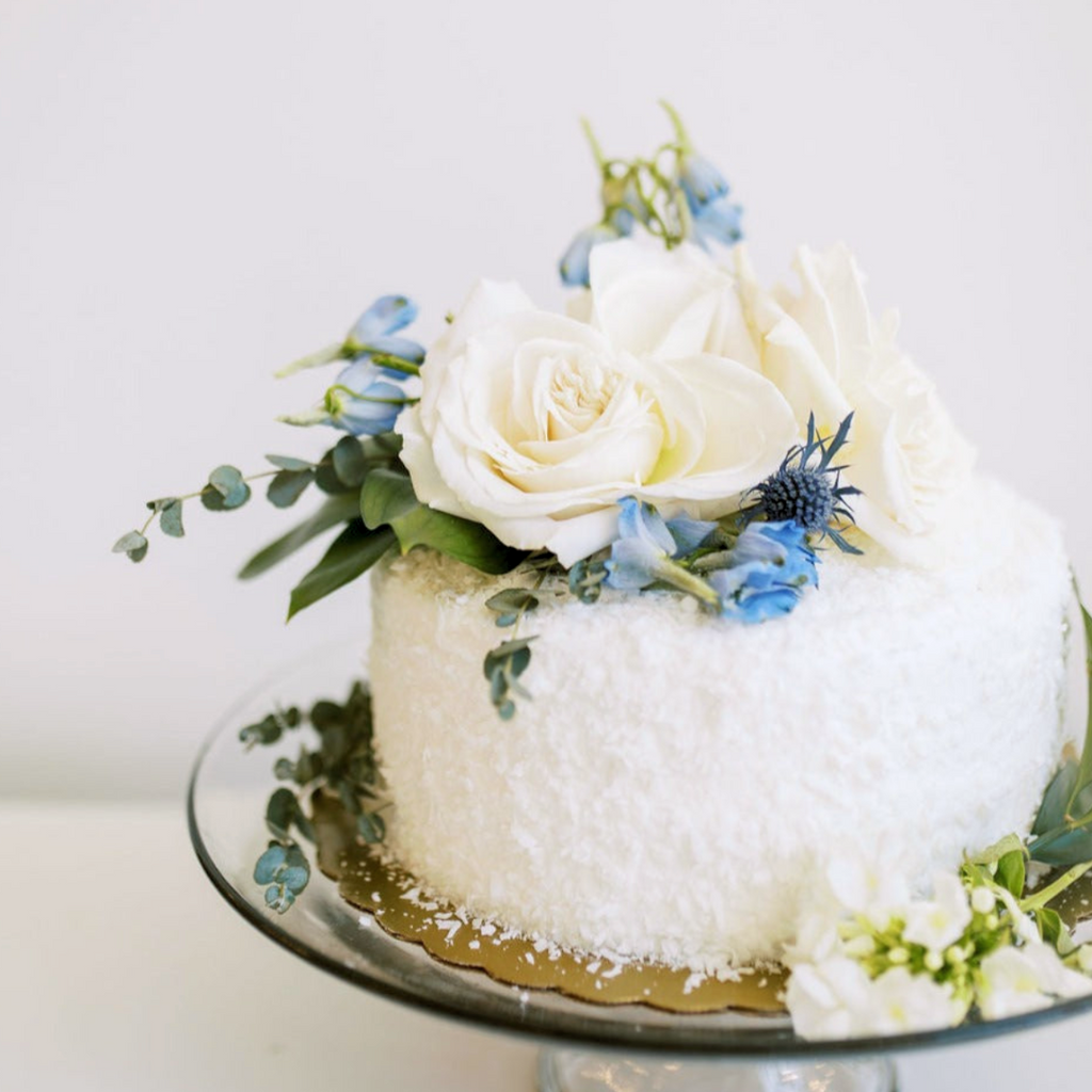 Blissfully Blue - Cake Flowers