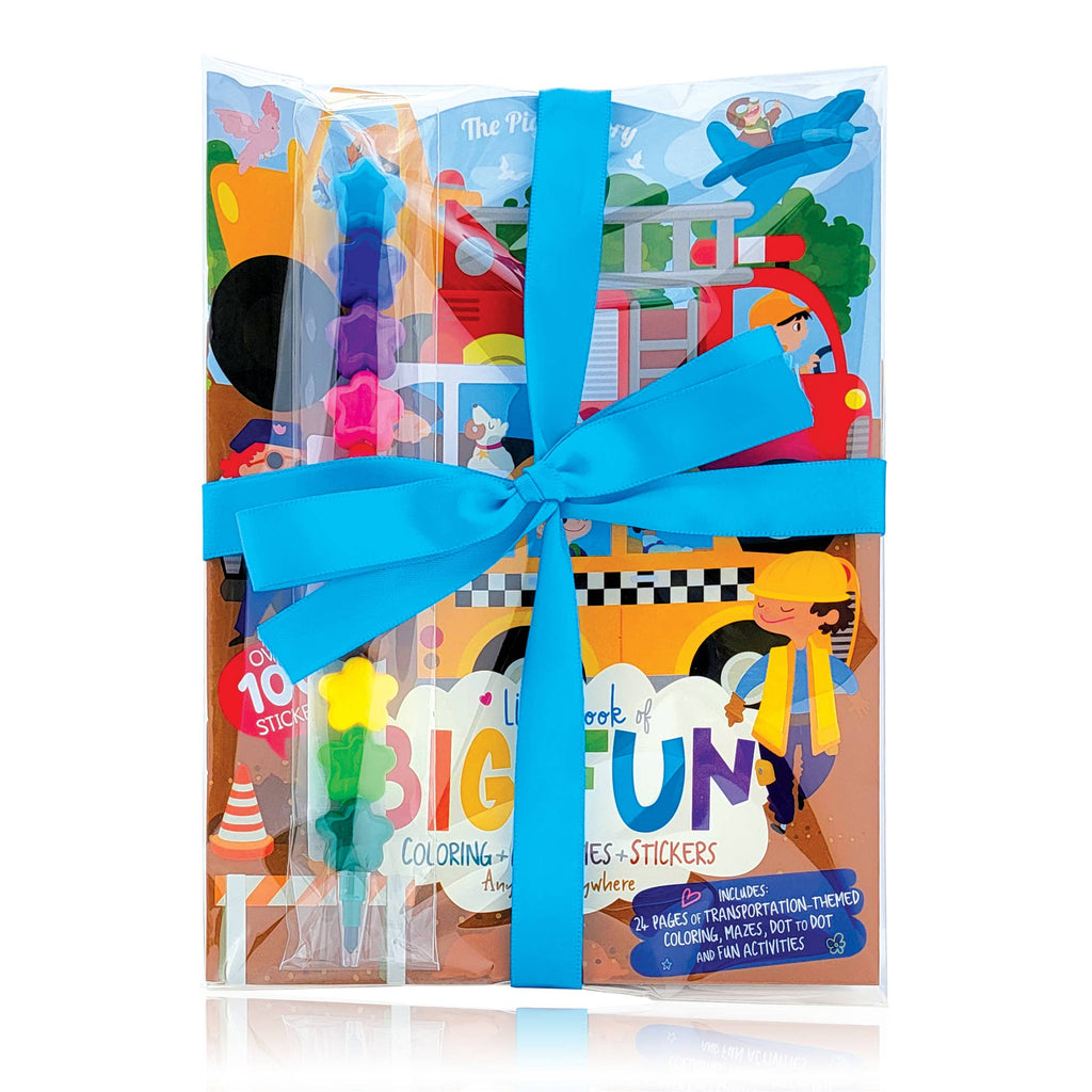 Crazy Car Town Activity Gift Pack for Kids