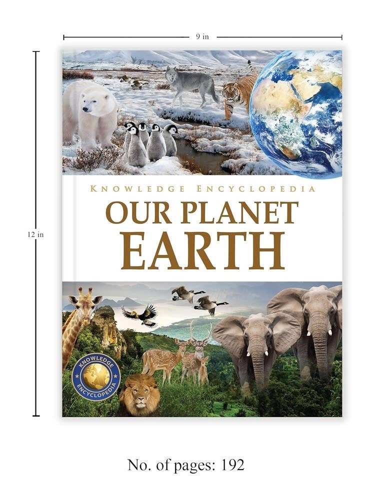 Knowledge Encyclopedia: Our Planet Earth: 4.72 x 3.54 x 0.7 / Hardcover / 192