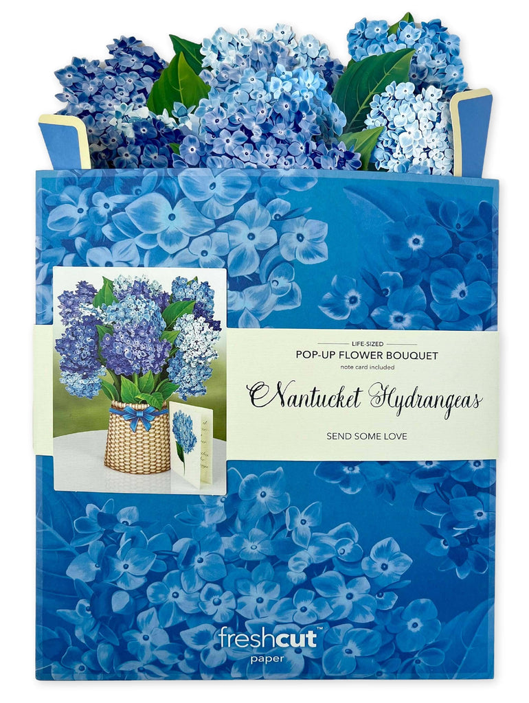 Nantucket Hydrangeas (Pop-up Greeting Cards)