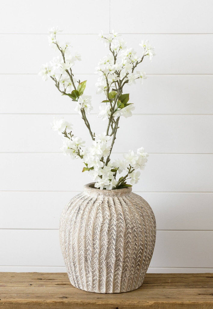 Carved Terracotta Pot (PC)