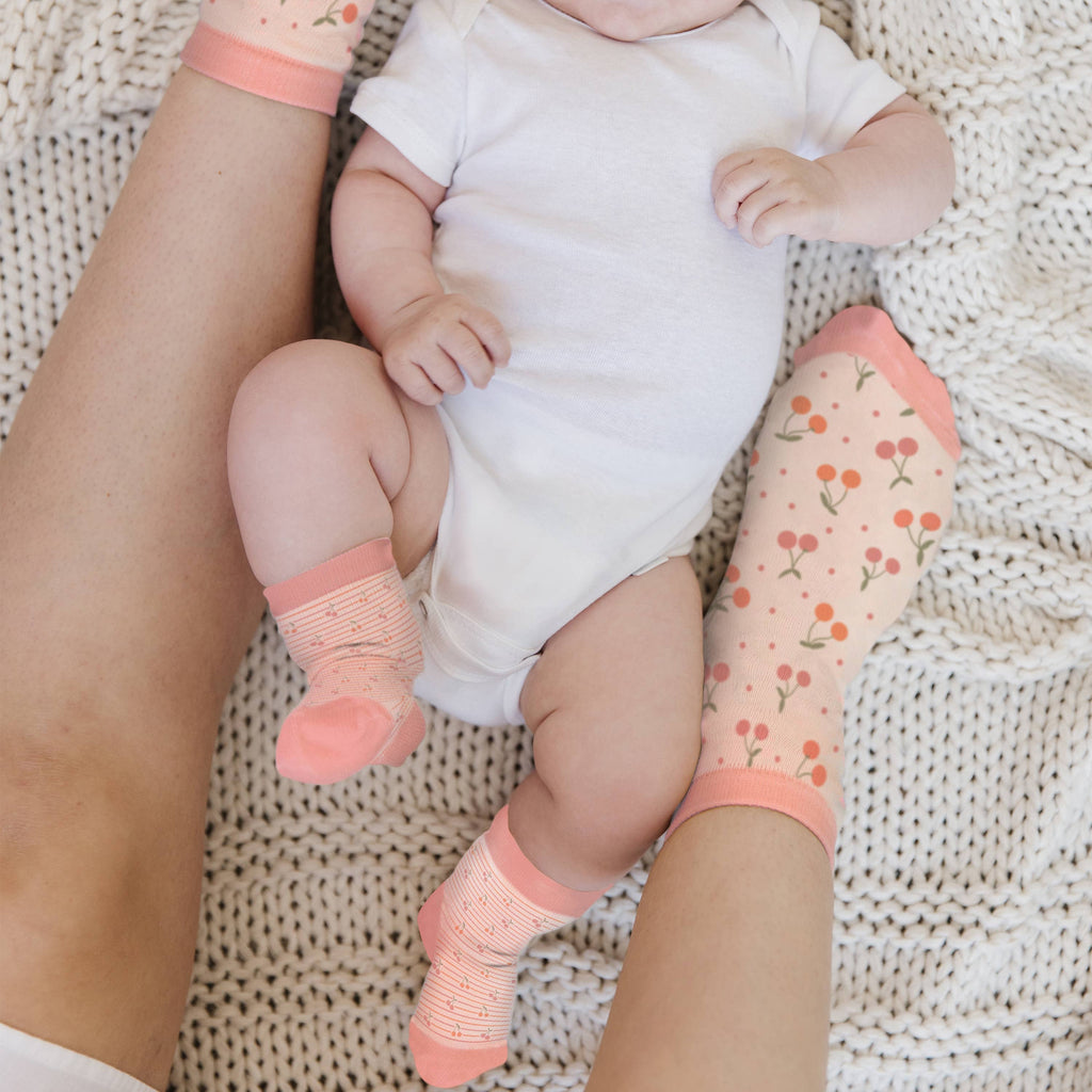 Mama & Me Socks Set Cherry Cute