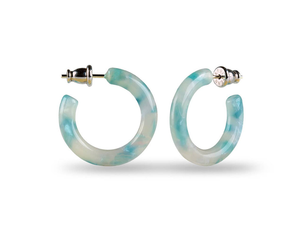 Ultra Mini Hoop Collection | Small Acetate Hoops: Unicorn