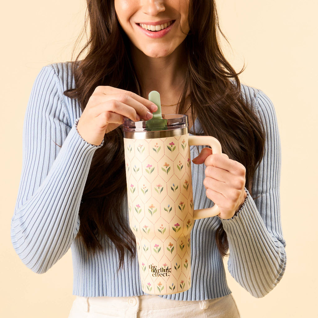 40 oz Lifestyle Flip Straw Tumbler-Handpicked For You