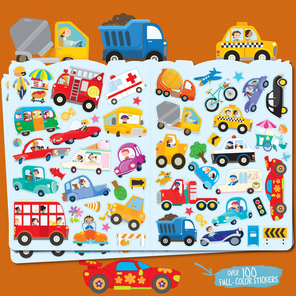 Crazy Car Town Activity Gift Pack for Kids