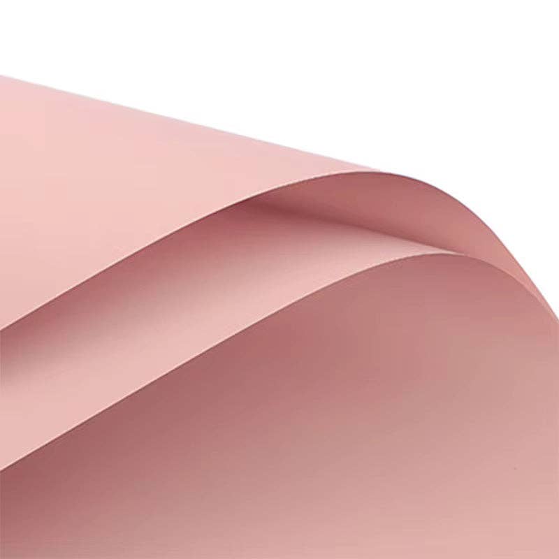 Solid Color Korean Inspired Flower Wrapping Paper (20pcs/bag: 21 - Pink