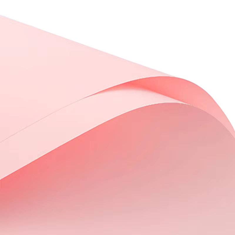 Solid Color Korean Inspired Flower Wrapping Paper (20pcs/bag: 21 - Pink