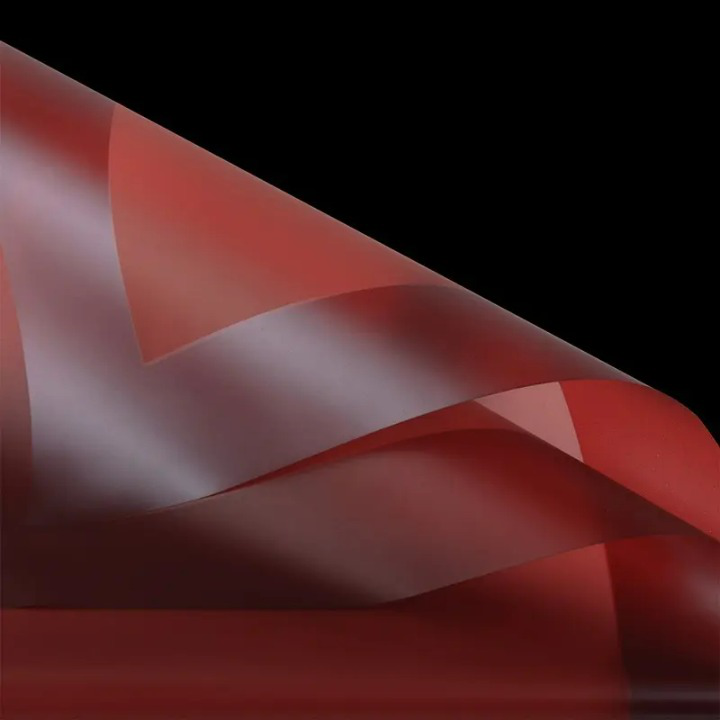 Jelly Color Waterproof Flower Wrapping Paper (20 sheets/bag): 6 - Yellow