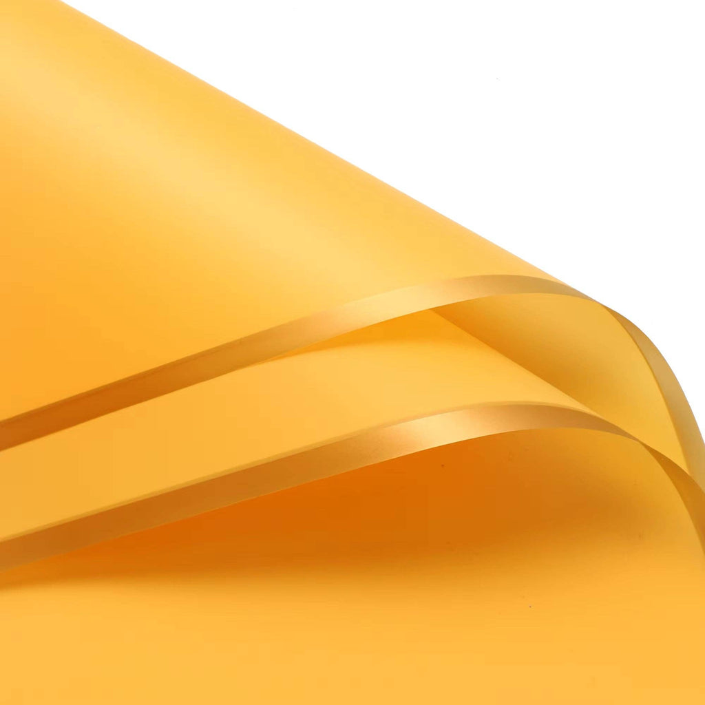 Matte Gold Line Flower Wrapping Paper (20pcs/bag): 6 - Opink