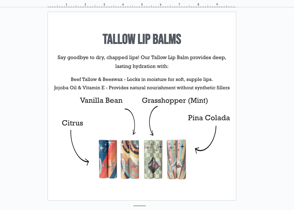 Lady May Tallow Lip Balm